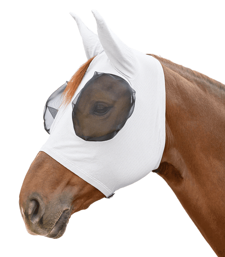 Waldhausen Fly Mask Puck Breath #colour_silver-grey