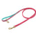 Shires Digby & Fox Padded Leather Dog Lead #colour_pink