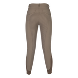 HKM Children's Silicone Full Seat Riding Breeches -Amalfi- #colour_taupe