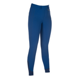 HKM Childen's Silicone Full Seat Riding Tights -Amalfi- #colour_royal-blue