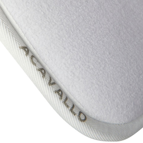 Acavallo Pad MF WFS Suede Hexagonal Gel Front Riser #colour_white