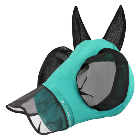 Imperial Riding Trail Ride Fly Mask With Nose #colour_blue