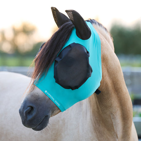 Imperial Riding Trail Ride Fly Mask #colour_blue