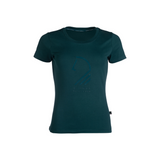 HKM Women's T-Shirt -Livigno Horse Head- #colour_deep-green