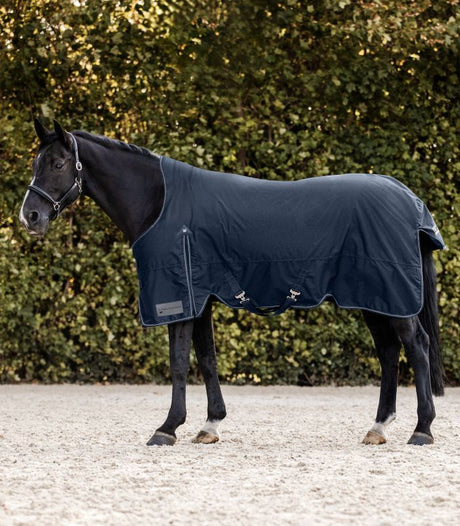 Waldhausen Arctic High Neck Light Turnout Rug #colour_night-blue