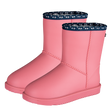 E.L.T Lucky Heart Children's Bootie #colour_pink-red