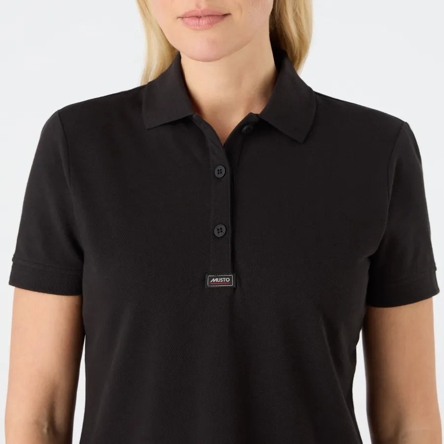 Musto Women's Essential Pique Polo Shirt #colour_black
