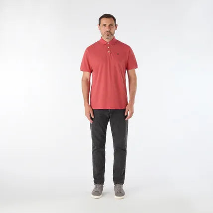 Musto Men's Original Short Sleeved Polo #colour_sweet-raspberry