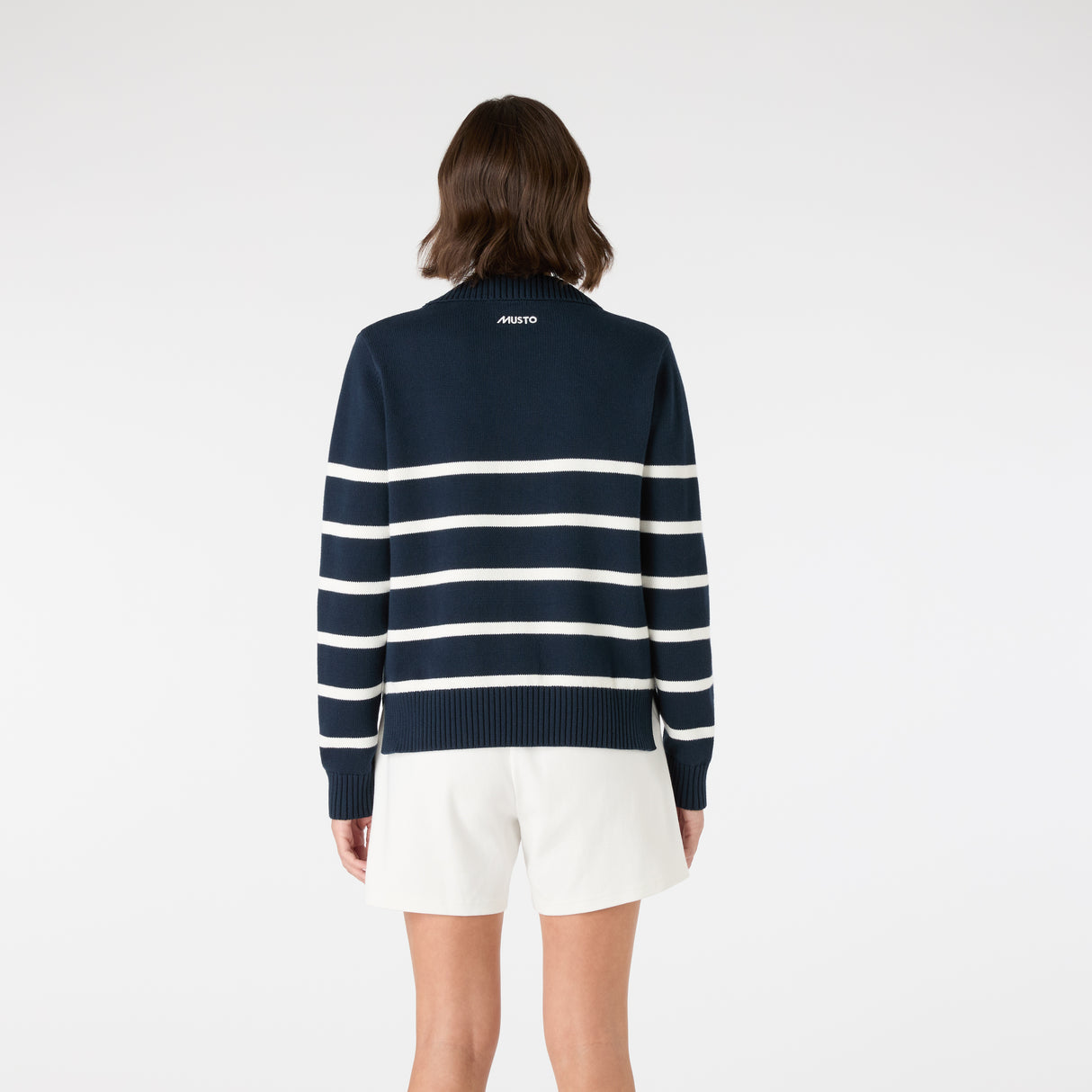 Musto Women's Original Marine Knit #colour_navy