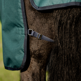 Horseware Ireland Amigo Ripstop 900D Plus 0g Pony Turnout Rug #colour_dynasty-green-navy-silver