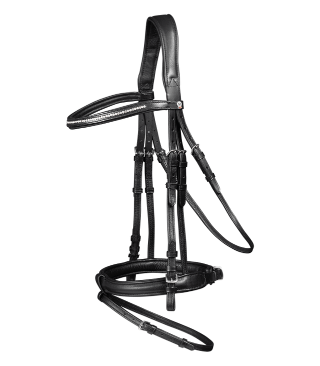 Waldhausen X-Line Bridle Supersoft Glam #colour_black