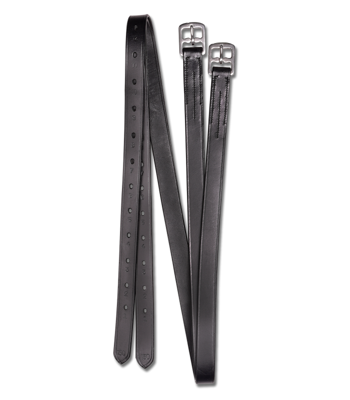 Waldhausen X-Line 22mm Stirrup Leathers #colour_black