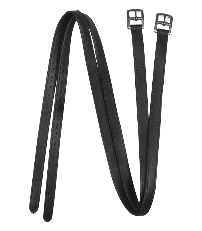 Waldhausen Premium 25mm Stirrup Leathers #colour_black