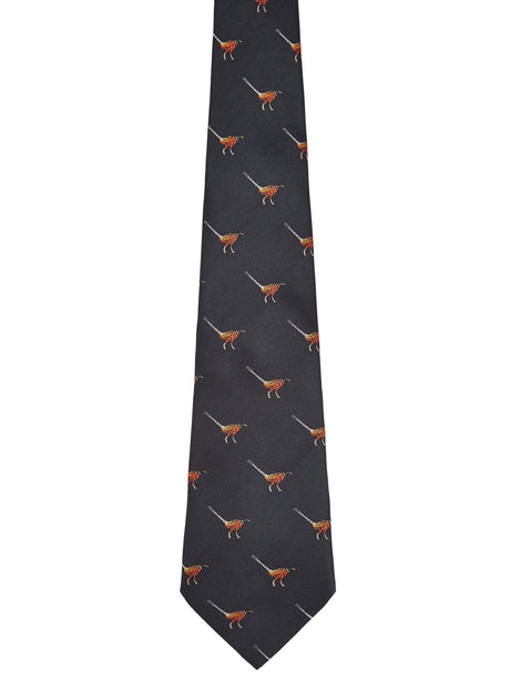 Dubarry Madden Silk Tie #Colour_navy