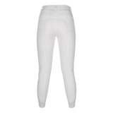 HKM Children's Silicone Full Seat Riding Breeches -Amalfi- #colour_white