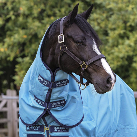 Horseware Ireland Amigo Hero Ripstop Hood 0g #colour_delphinium-blue-navy