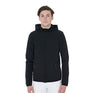 Equestro Men's Slim Fit Softshell Jacket With Internal Fleece #colour_black