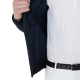Equestro Men's Slim Fit Softshell Jacket With Internal Fleece #colour_blue