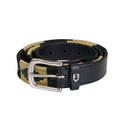 Leather belt with southwest patterm