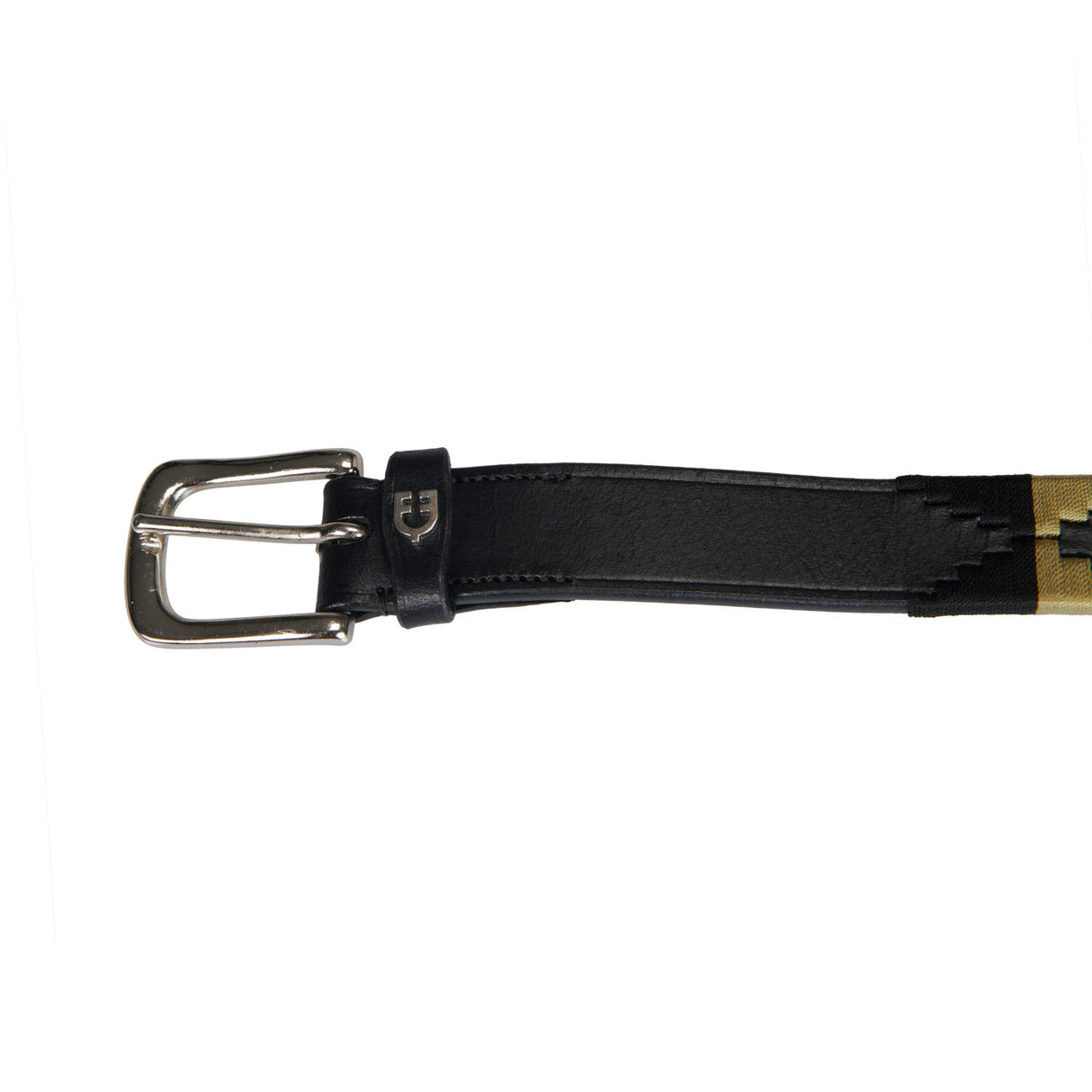 Leather belt with southwest patterm