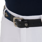 Leather belt with southwest patterm