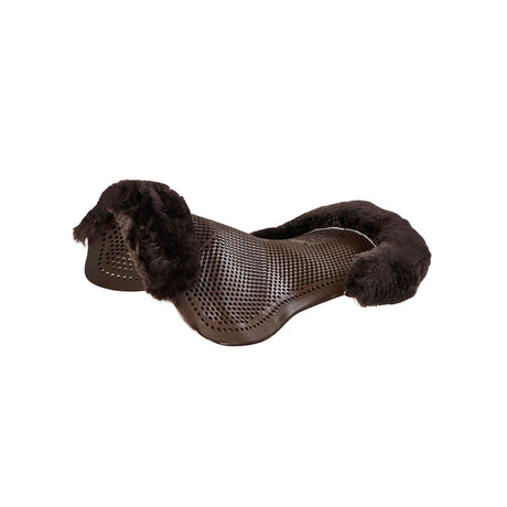 Acavallo Gel NS-S Classic-S 1/2 Cut-Out Flat Pony #colour_brown-brown