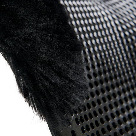 Acavallo Gel NS-S Classic-S 1/2 Cut-Out Flat Pony #colour_black-black
