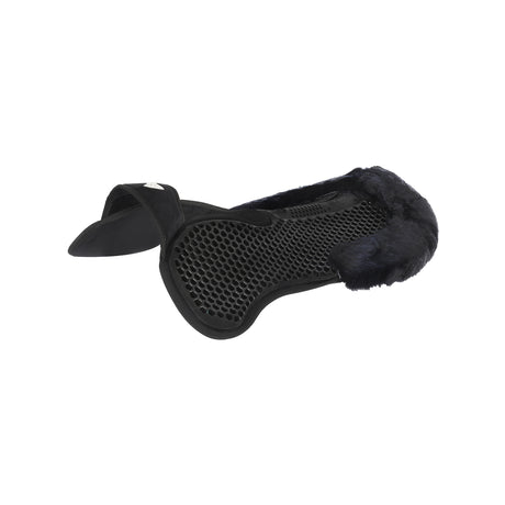 Acavallo Pad SP WFS Suede Rear Sheepskin Hexagonal Gel Flat #colour_black-black