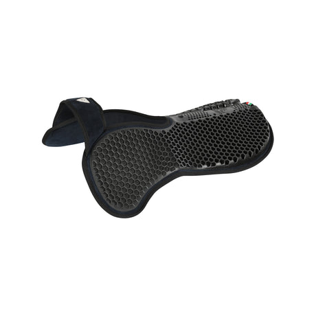 Acavallo Pad WFS Suede Hexagonal Gel Rear Riser #colour_blue