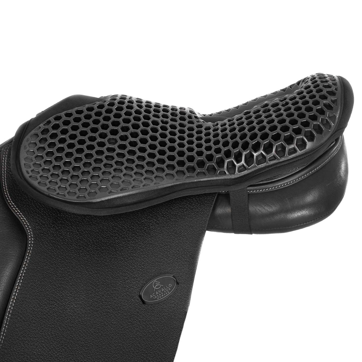 Acavallo Ortho-Coccyx Seat Saver Jumping Hexagonal Gel-Out Dri-Lex 20mm "Offer" #colour_black