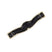 Acavallo Dressage Girth Classic Gel Sheepskin #colour_black