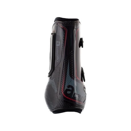 Acavallo Opera Tendon Boots Elastic And Button Fastening #colour_black