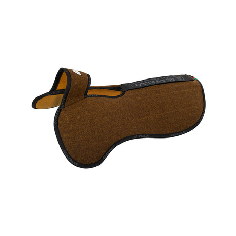 Acavallo Piuma Pad WFS Pocket Double Felt Flat #colour_brown