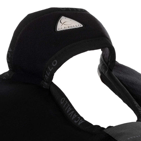 Acavallo Pad Piuma-FS WFS-FS Pocket Suede Front Riser #colour_black-white