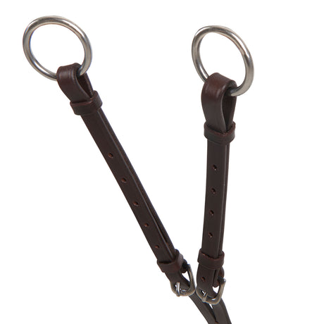 Acavallo Five-Point Breastplate Calfskin #colour_brown