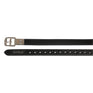 Acavallo Calfskin Stirrup Leathers Encased Buckle #colour_black