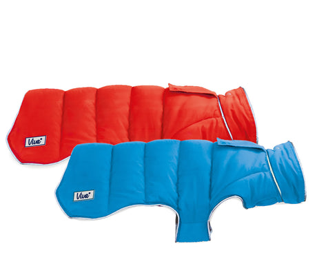 Ancol Viva Reversible Dog Coat #colour_red-blue