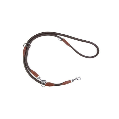 Ancol Heritage Latigo Round Leather Training Lead #colour_brown