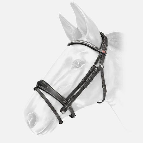 Whitaker Chicago Bling Bridle #colour_black