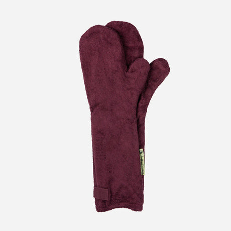 Ruff & Tumble Dog Drying Mitts #colour_burgundy