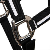 Halter with fleece padding and snap hook