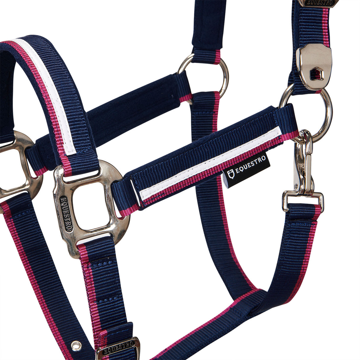 Halter with fleece padding and snap hook