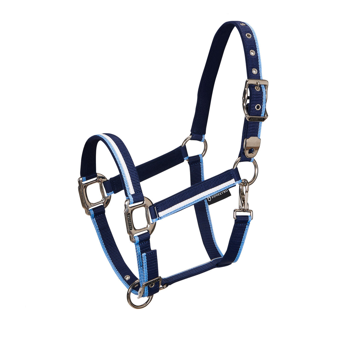 Halter with fleece padding and snap hook