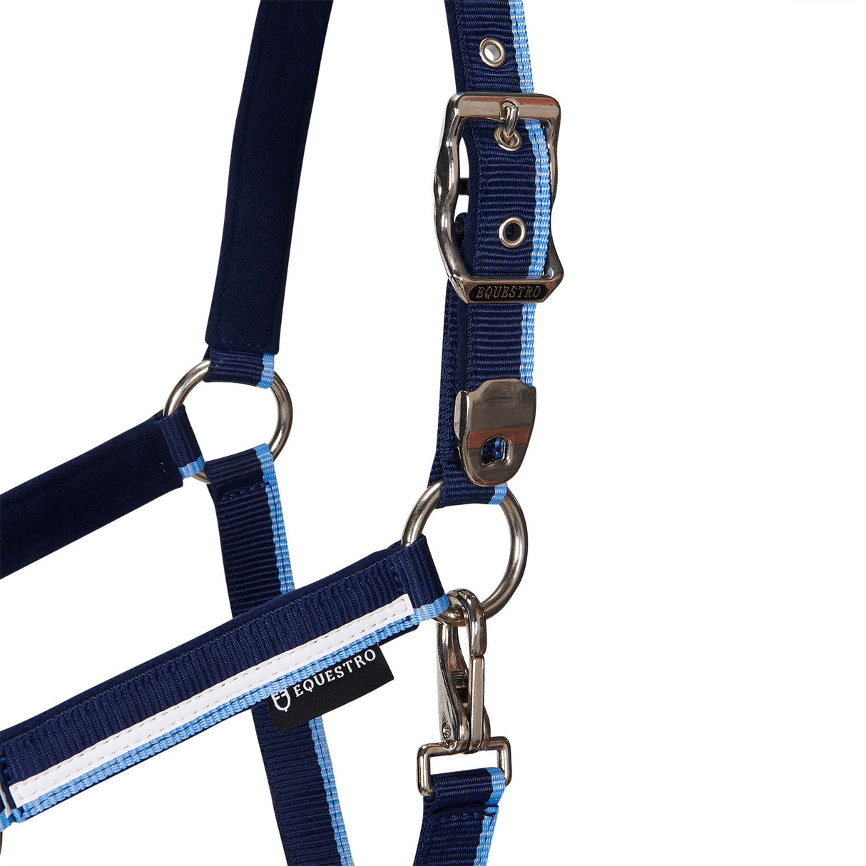 Halter with fleece padding and snap hook