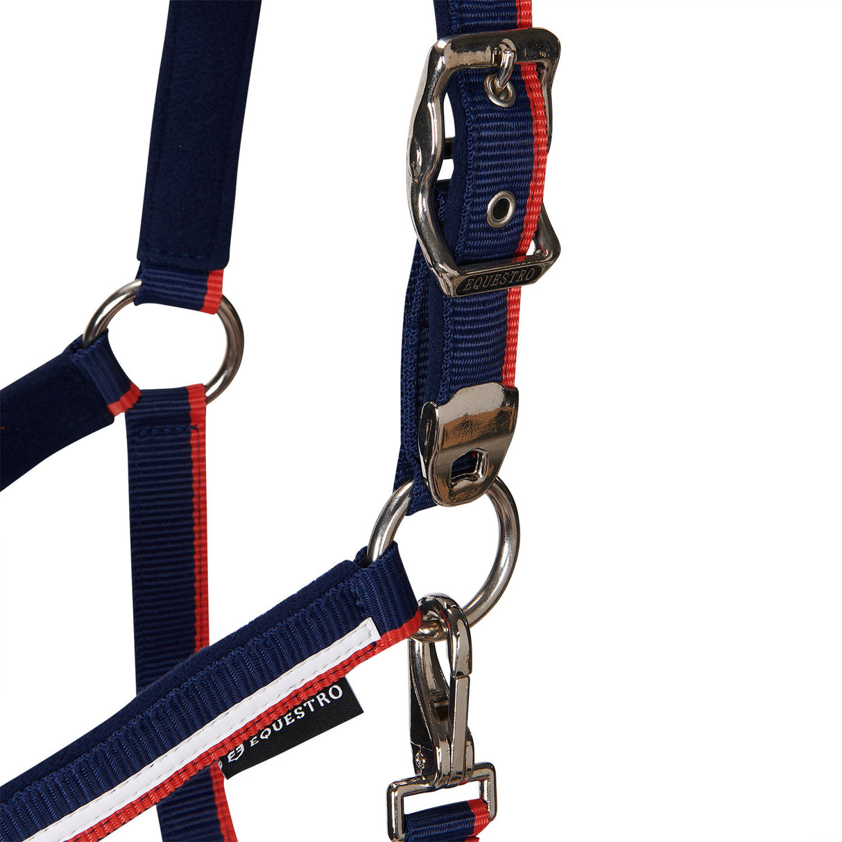 Halter with fleece padding and snap hook