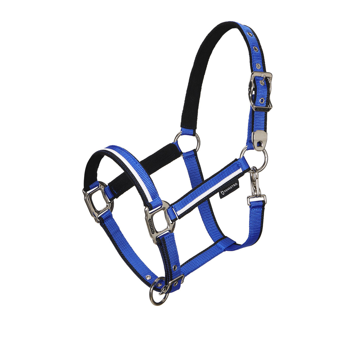 Halter with fleece padding and snap hook