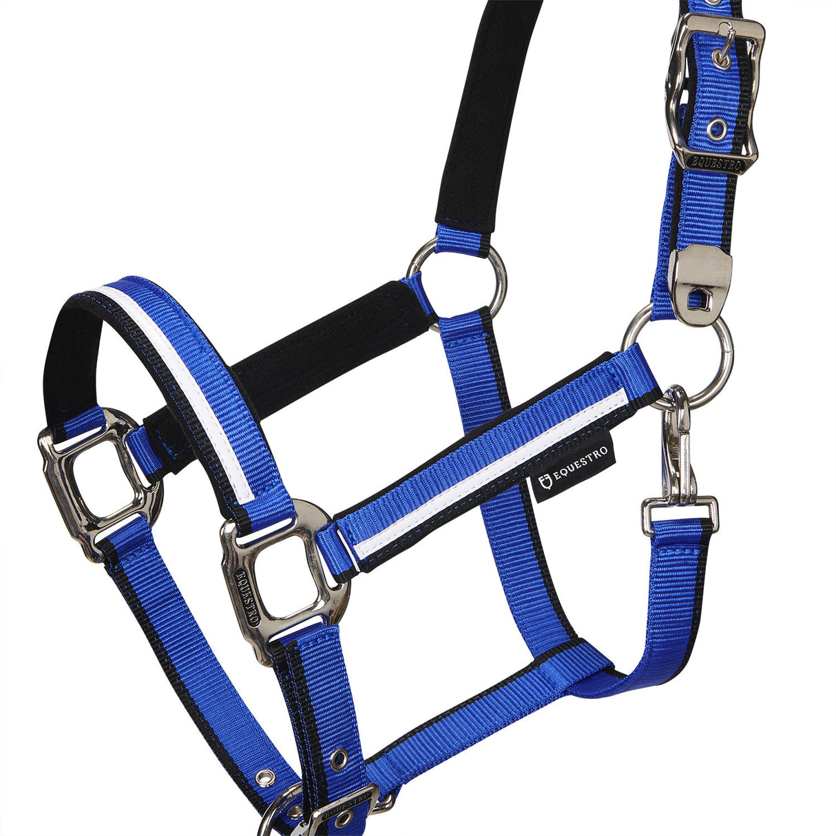 Halter with fleece padding and snap hook