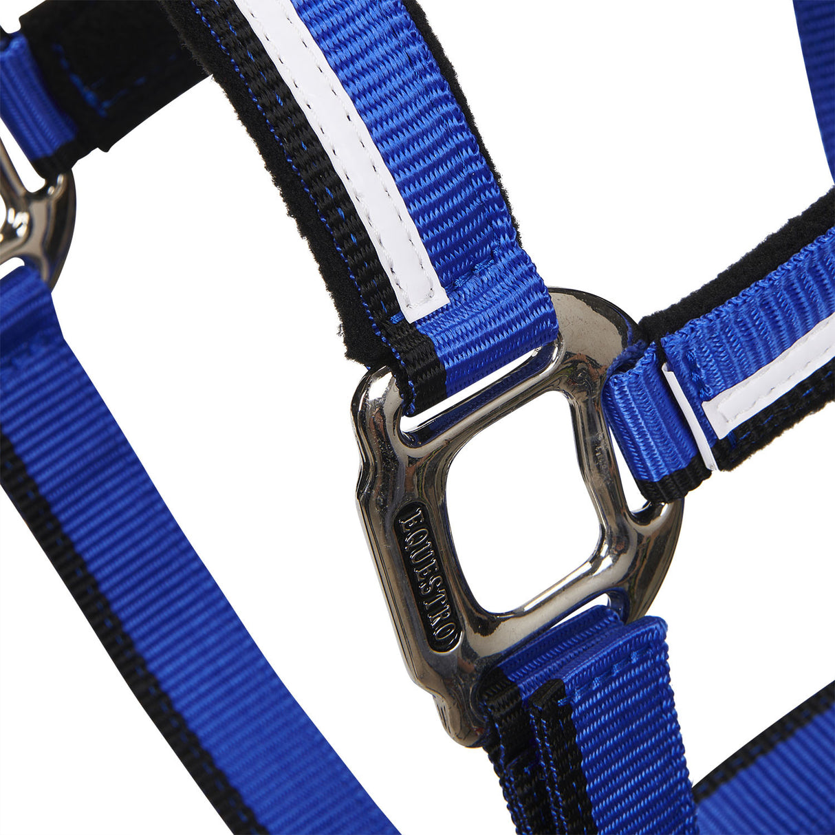 Halter with fleece padding and snap hook