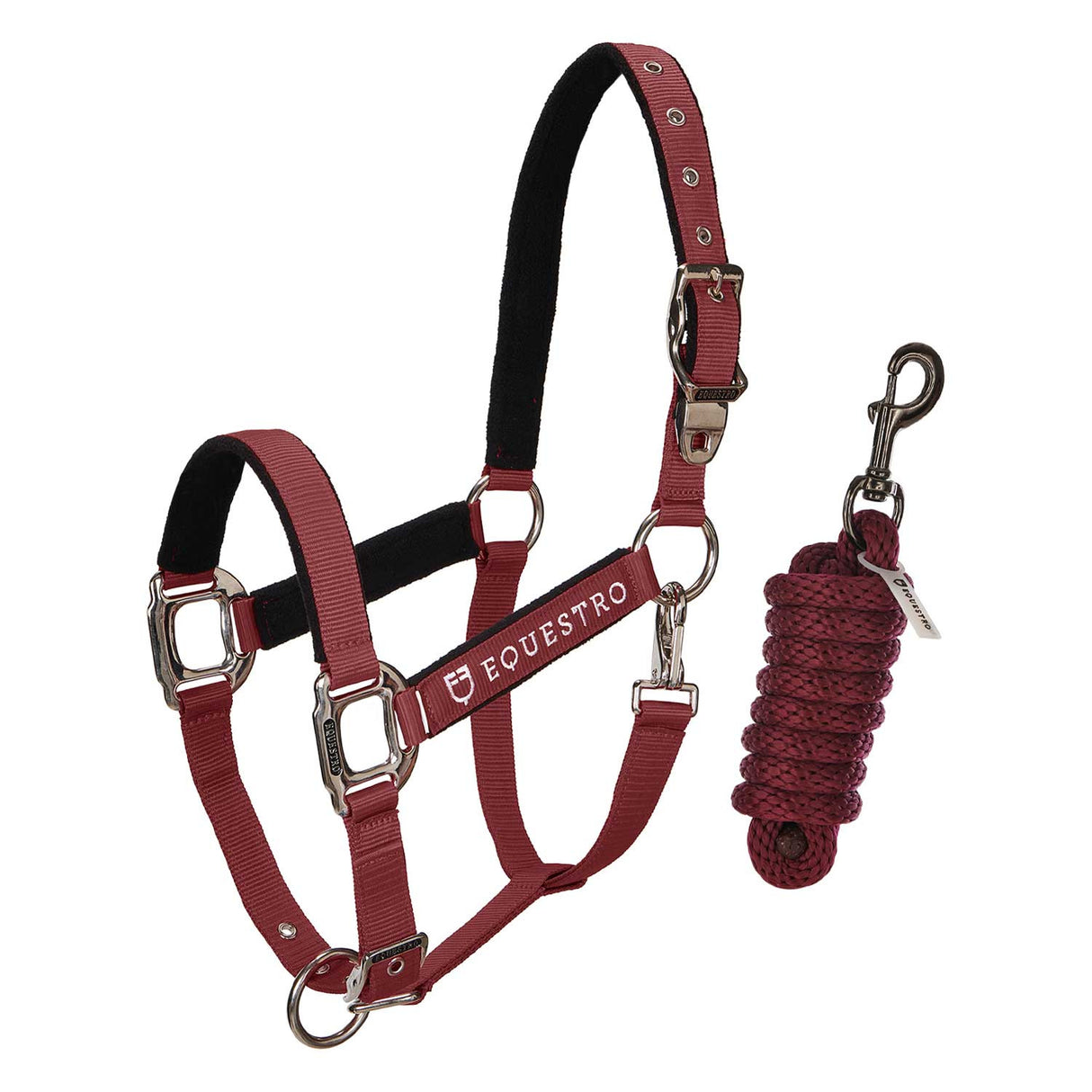 Padded double adjustment headcollar