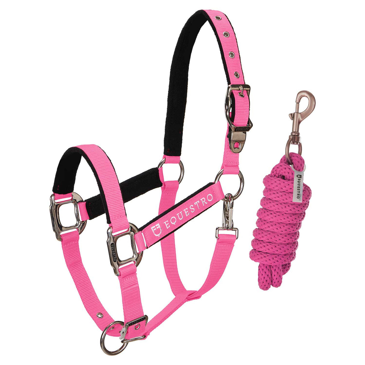 Padded double adjustment headcollar